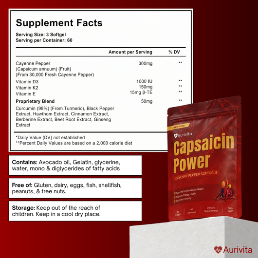 Aurivita Capsaicin Power