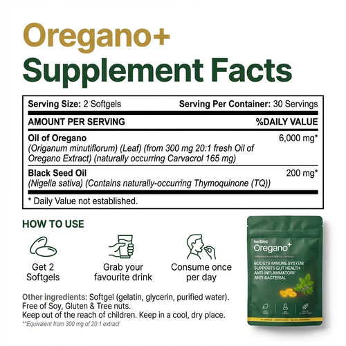 Oregano+ - Daily Gut & Immune Defense
